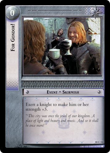 For Gondor! (18C51) Card Image