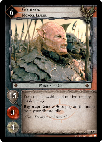 Gothmog, Morgul Leader (18R80) Card Image