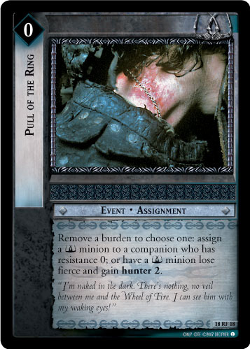 Pull of the Ring (F) (18RF18) Card Image