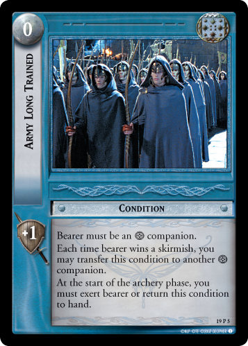 Army Long Trained (19P5) Card Image
