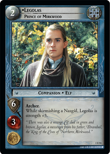 Legolas, Not As Good As Greenleaf